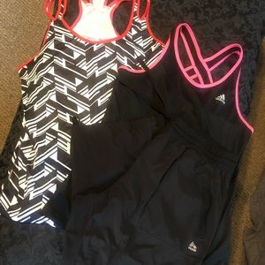 Active wear bundle - 2 tanks, capris